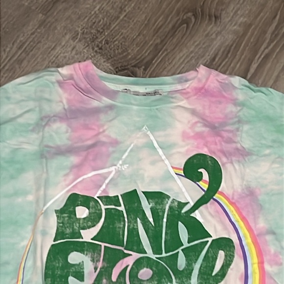 Pull& Bear Pink Floyd Tie-Dye T Shirt - Picture 3 of 13